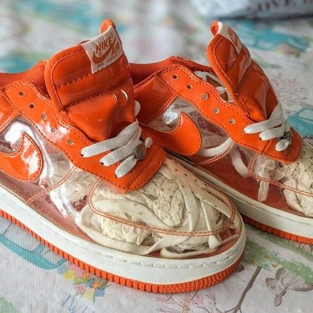 AIR FORCE ONE - TRANSPARENT TOP ORANGE AF-1 '82