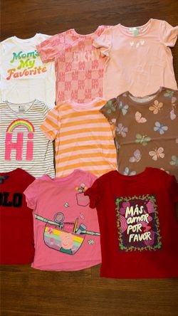 Toddler girl clothes size 5t t shirt bundle (14 pcs)