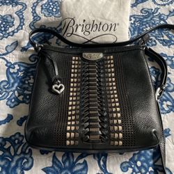 Brighton Leather Crossbody Handbag Including  RFID Wallet 
