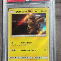 FS / NFT - POKEMON PSA 10 -
2019 POKEMON DETECTIVE PIKACHU ENGLISH HOLO SM BLACK STAR PROMO #SM190