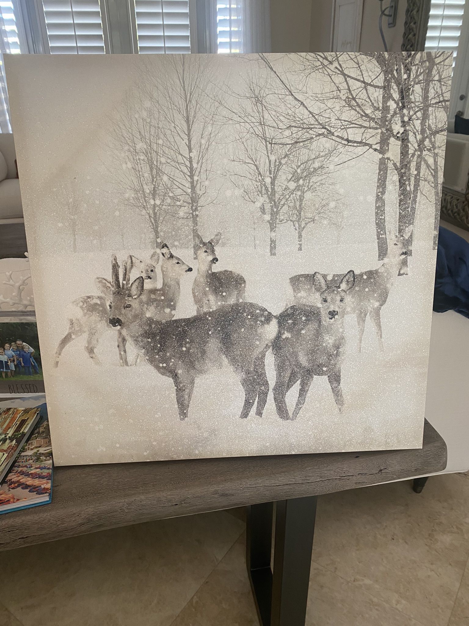 Christmas Reindeer Canvad