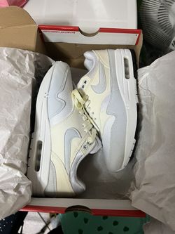 Nike air max 1 football grey white blue women size 8