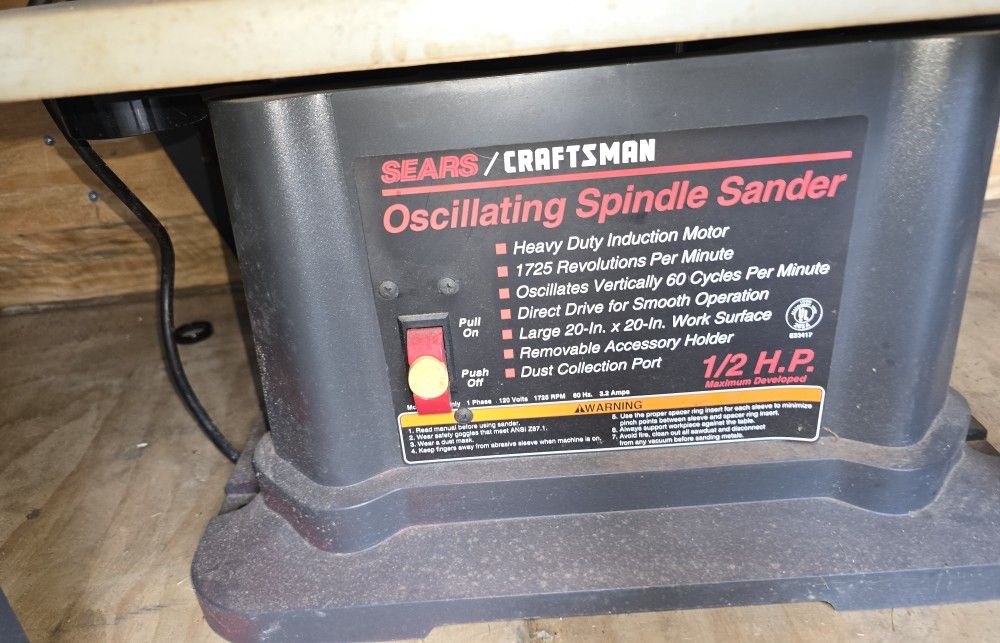 Oscillating Spindle Sander