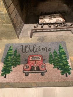 Christmas doormat