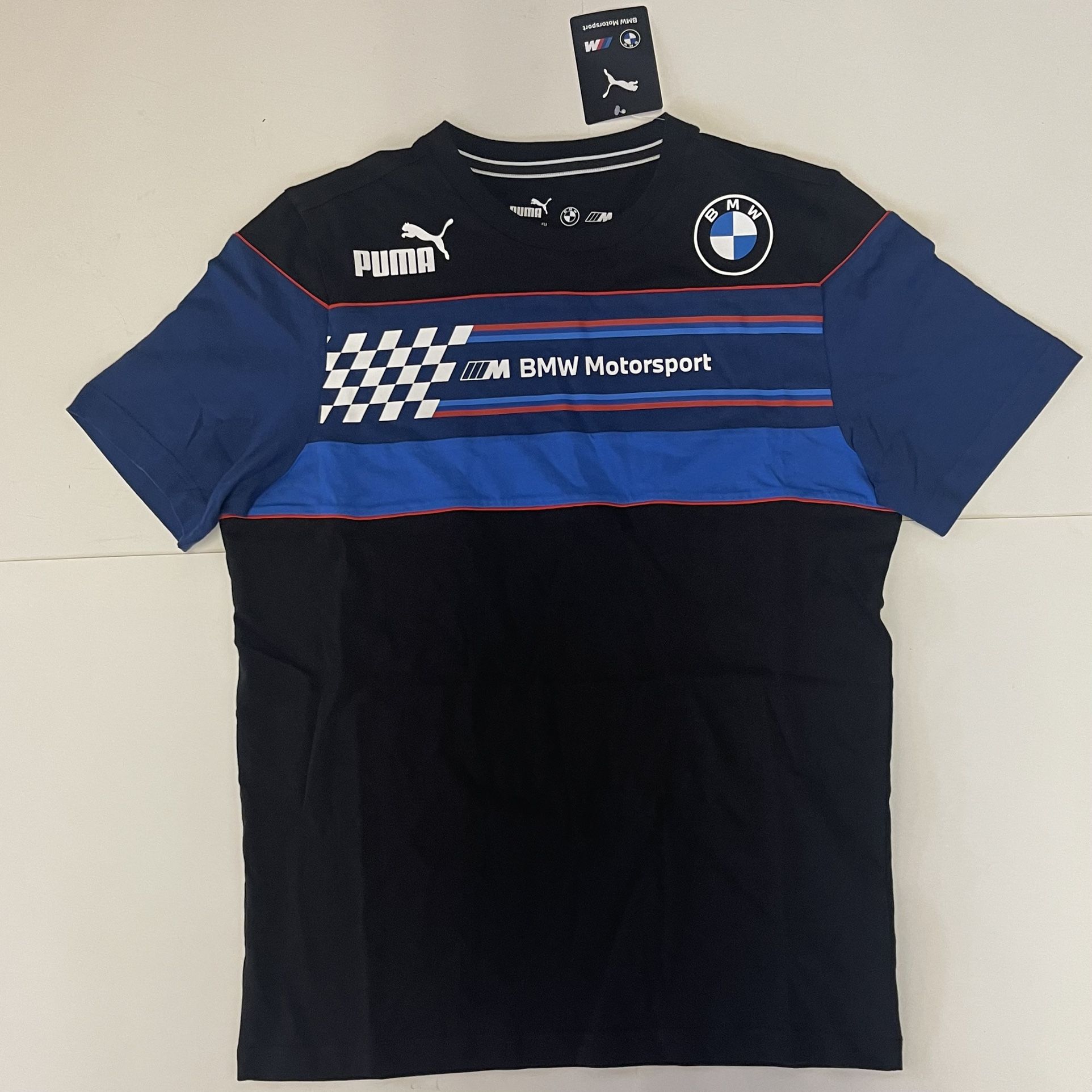 Puma BMW Motorsport SDS Black Logo Tee Shirt Men’s 533327-01 MSRP $50