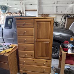 Free dresser,  63” tall, 37” wide, 18” deep