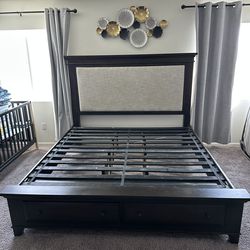 King bed frame