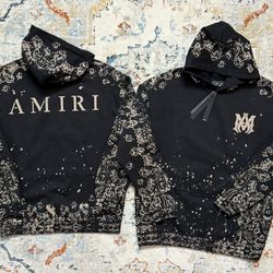 Amiri Bandanna Hoodie size M/L/XL