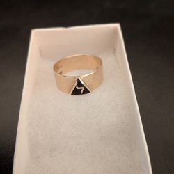 10k Gold Freemason's Ring 14th Degree Scottish Rite 