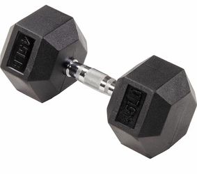 1 brand new pair of 45 pound hex dumbbells