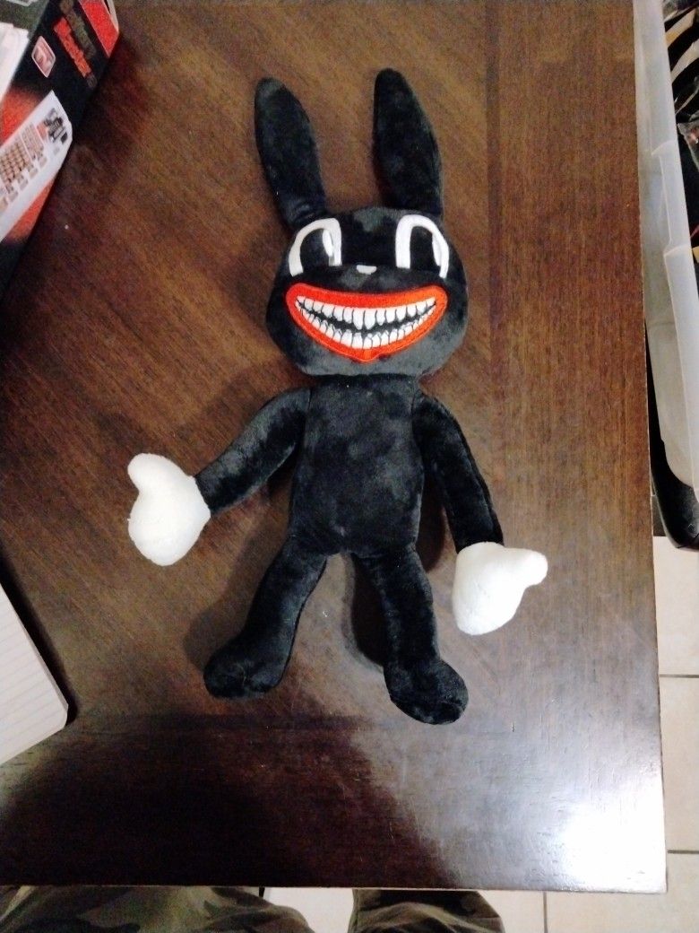 Plush Black Cat Cartoon