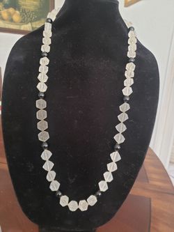 Necklace Quartz Crystal And Onix 