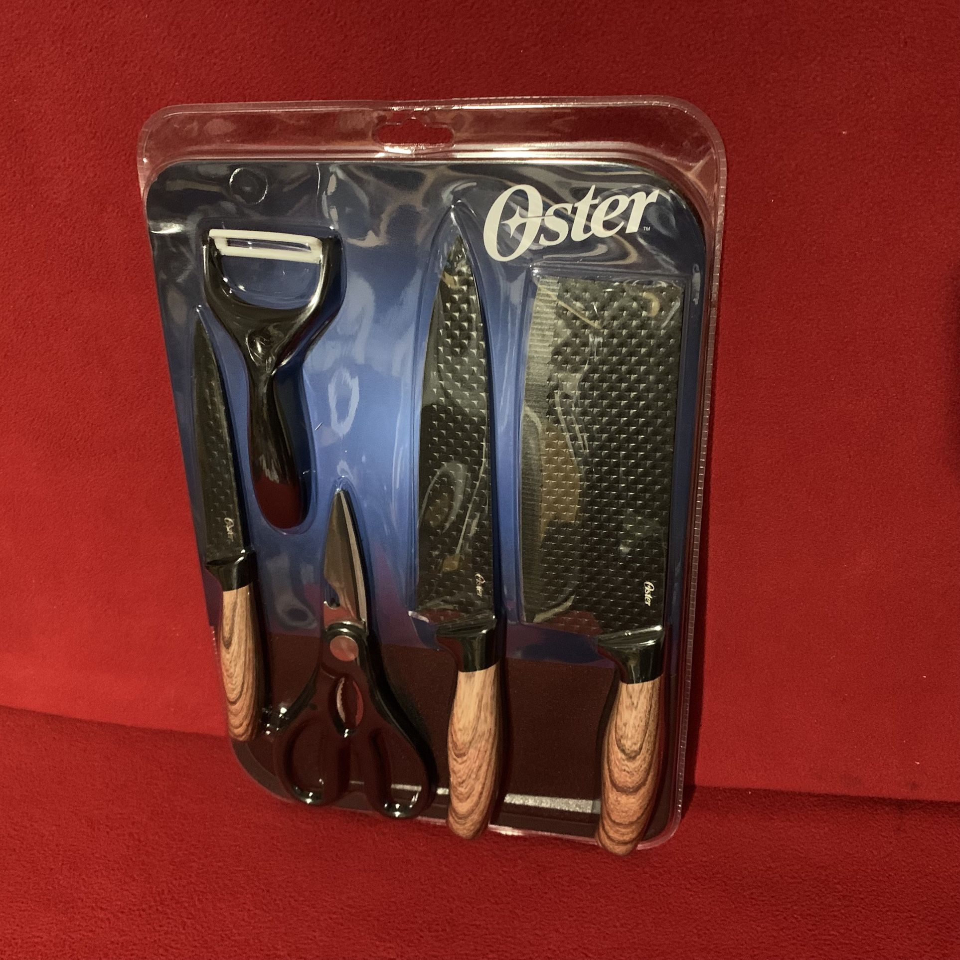 Oster 6 piece Gunderson knife set Stainless 