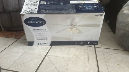 Harbor Breeze “Centreville” 52” Indoor Ceiling Fan – White Finish