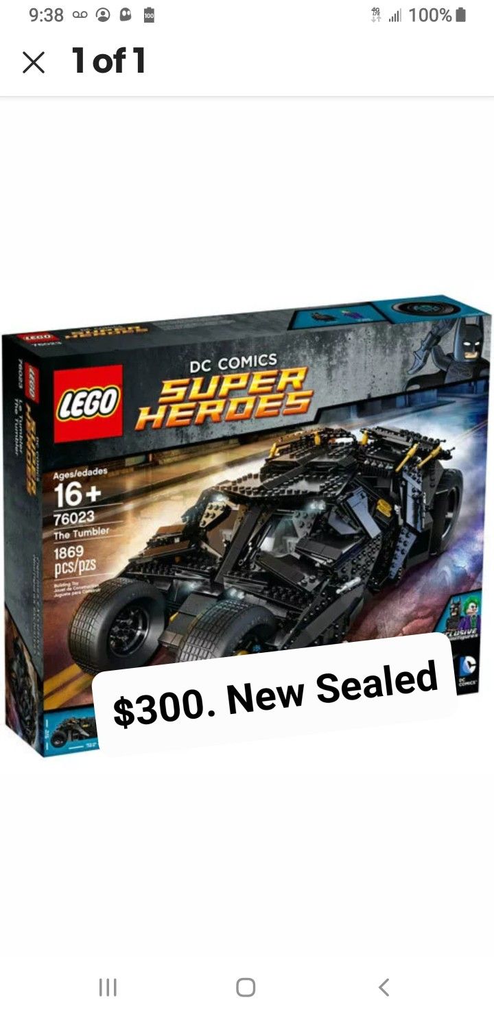 Lego Set Lego Super Heroes 76023 New Sealed Lego Set 76023 Batman