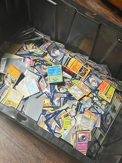 Large Lot of Pokémon Trading Cards