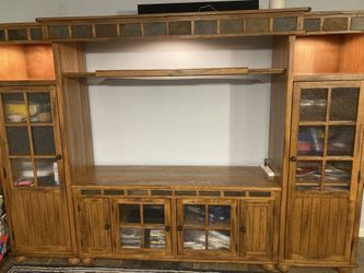 Maple and Slate 9x6 TV Cabinet