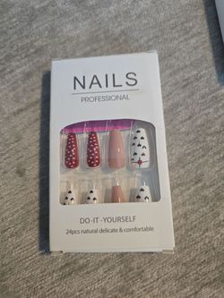 Fake nails...glue on
