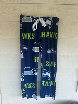 NFL Team Apparel Seattle Seahawks Women's Fleece Pajama Pants - Size Large