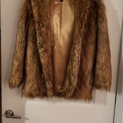 Fabulous Furs  faux fur coat