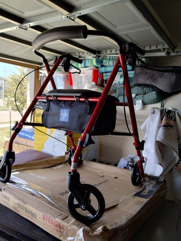Walker Medline Freedom Mobility Lightweight Folding...
