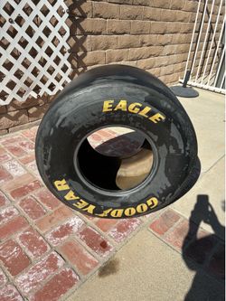 Free Used racing tire from NHRA Pomona drag strip