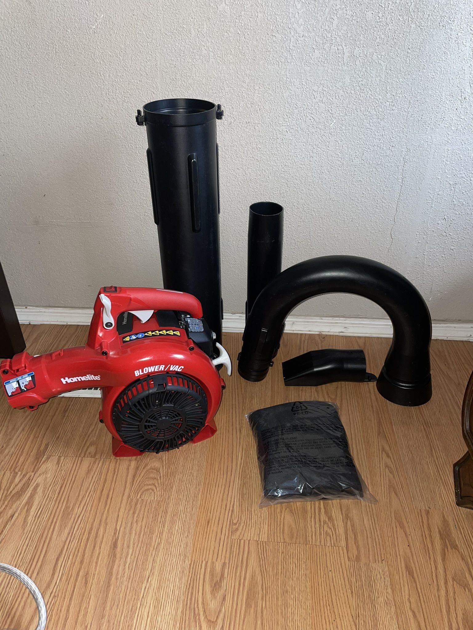 Homelite 150 MPH 400 CFM 26cc Gas Handheld Blower Vacuum