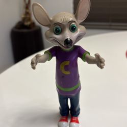 Collectible Chuck E. Cheese Figurine. Measurement In Pictures.