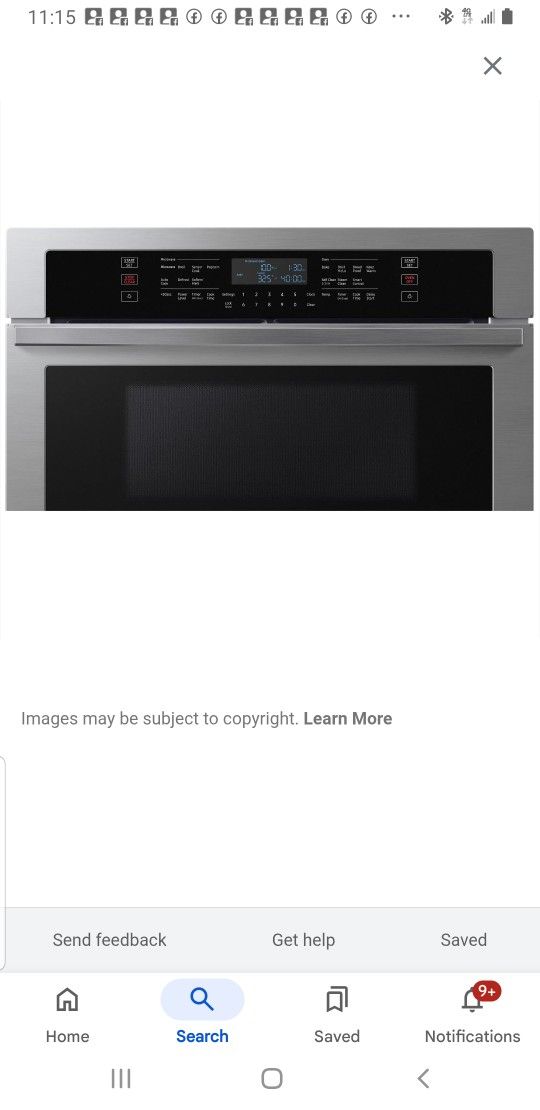 SAMSUNG WALL OVEN NQ70T5511DS Appliances