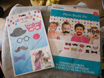Party Photo Booth Props Kit Set