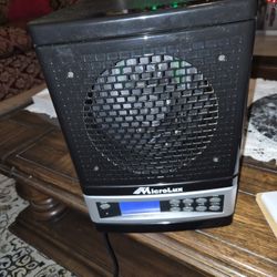 MicroLux ML4000DBK/100 Air Purifier - 7-Stage HEPA UV Ionizer Ozonator