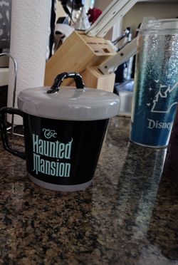 Disney Haunted Mansion Ceramic Mug with Lid