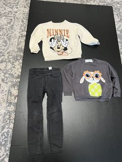 H&M 3-4t Printed sweatshirt And Skinny Jeans H&M 