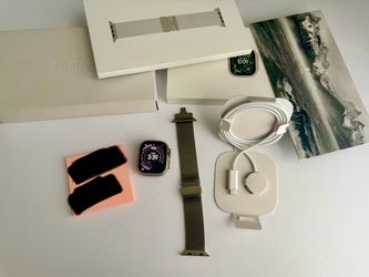 Apple Watch Ultra 3 GPS + Cellular Factory Unlocked | Milanese Loop l Apple Warranty Until 8/13/27