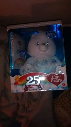 Teddy bear still in boxs