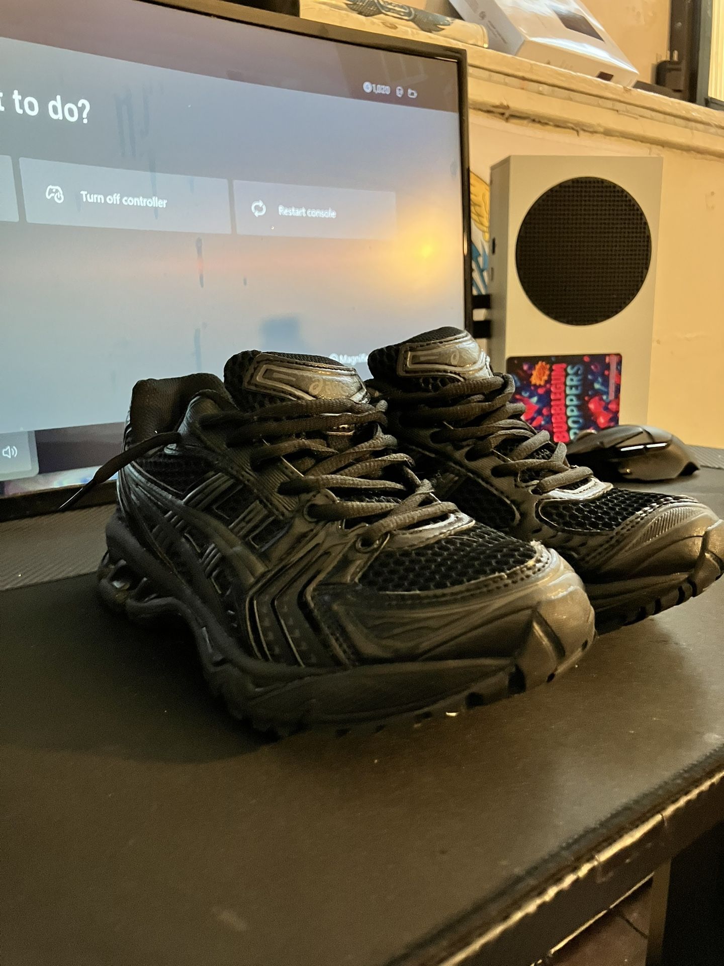 ASICS Kayano 14 Triple Black Size 5.5