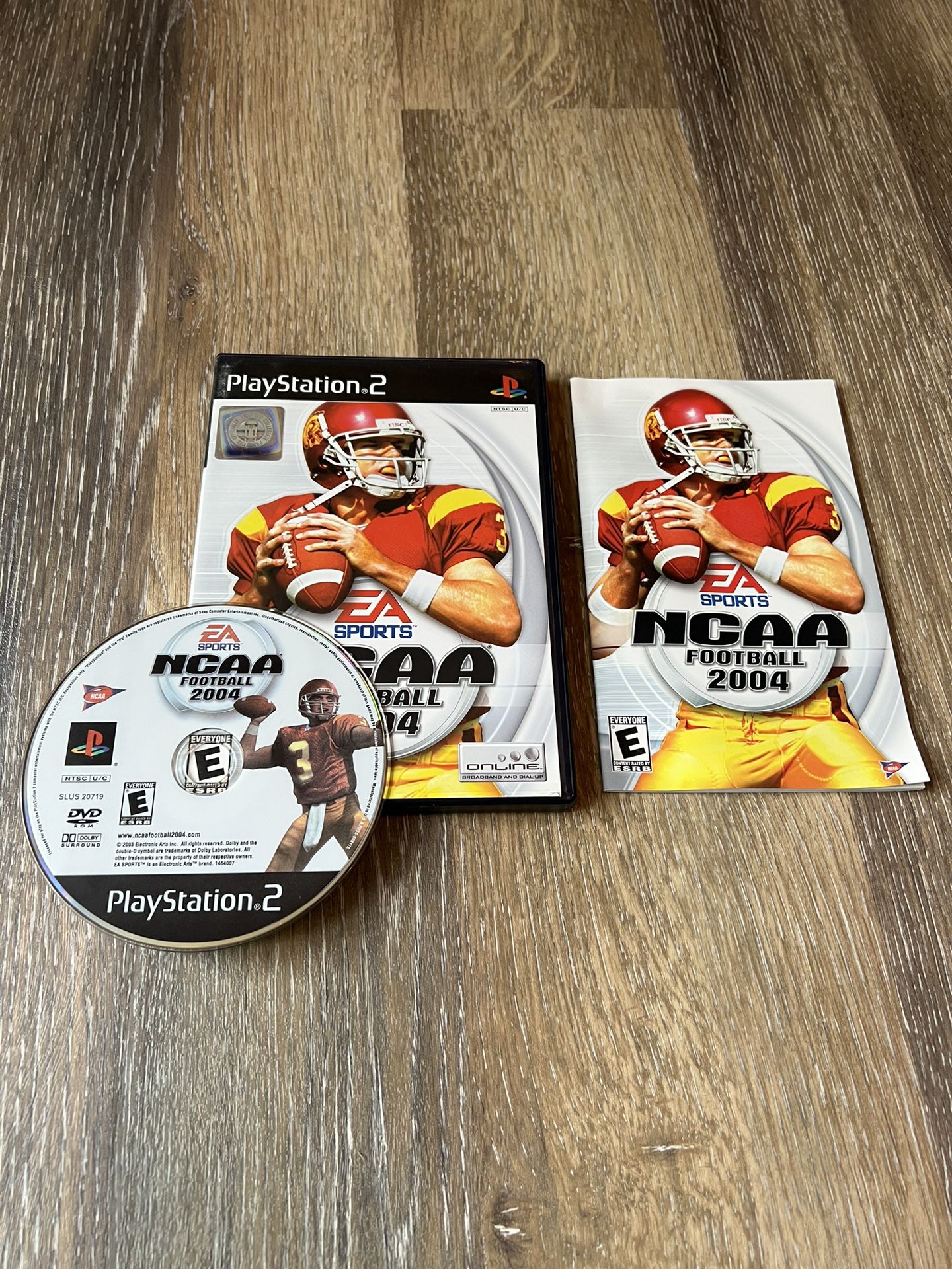 NCAA Football 2004 PlayStation 2 PS2 Complete in Box CIB Tested & Working