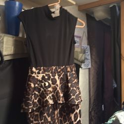 Foreign exchange leopard dress