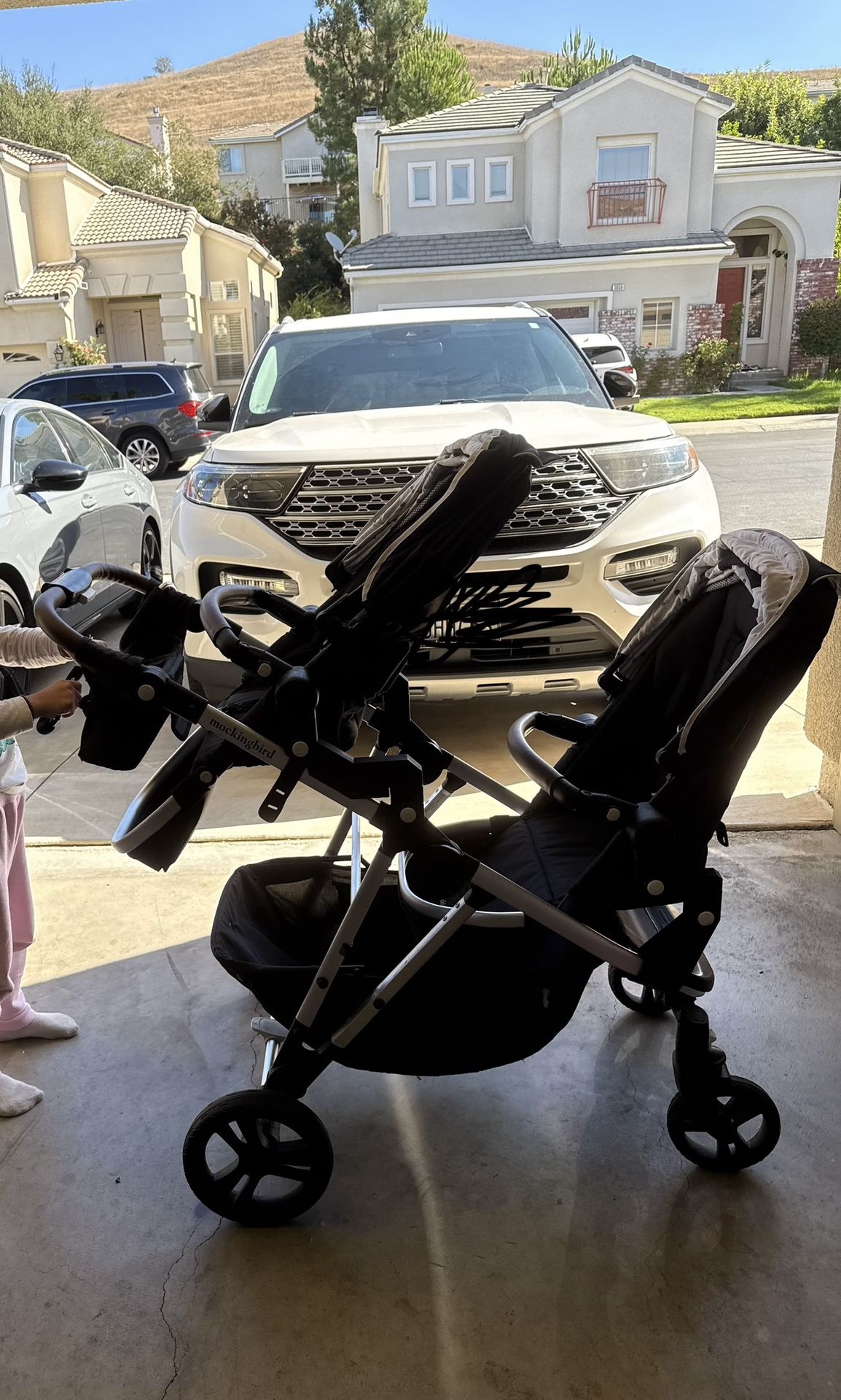 Mockingbird single to double stroller