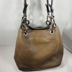 Maxima Milano brown leather handbag