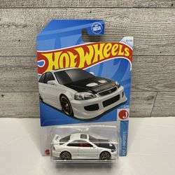 Hot Wheels White ‘2021 Honda Civic Si / HW J - Imports • Die Cast Metal • Made is Malaysia 