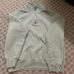 Green Quarter Zip, Women’s Small 