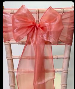 Peach, Coral, or Orange Sashes