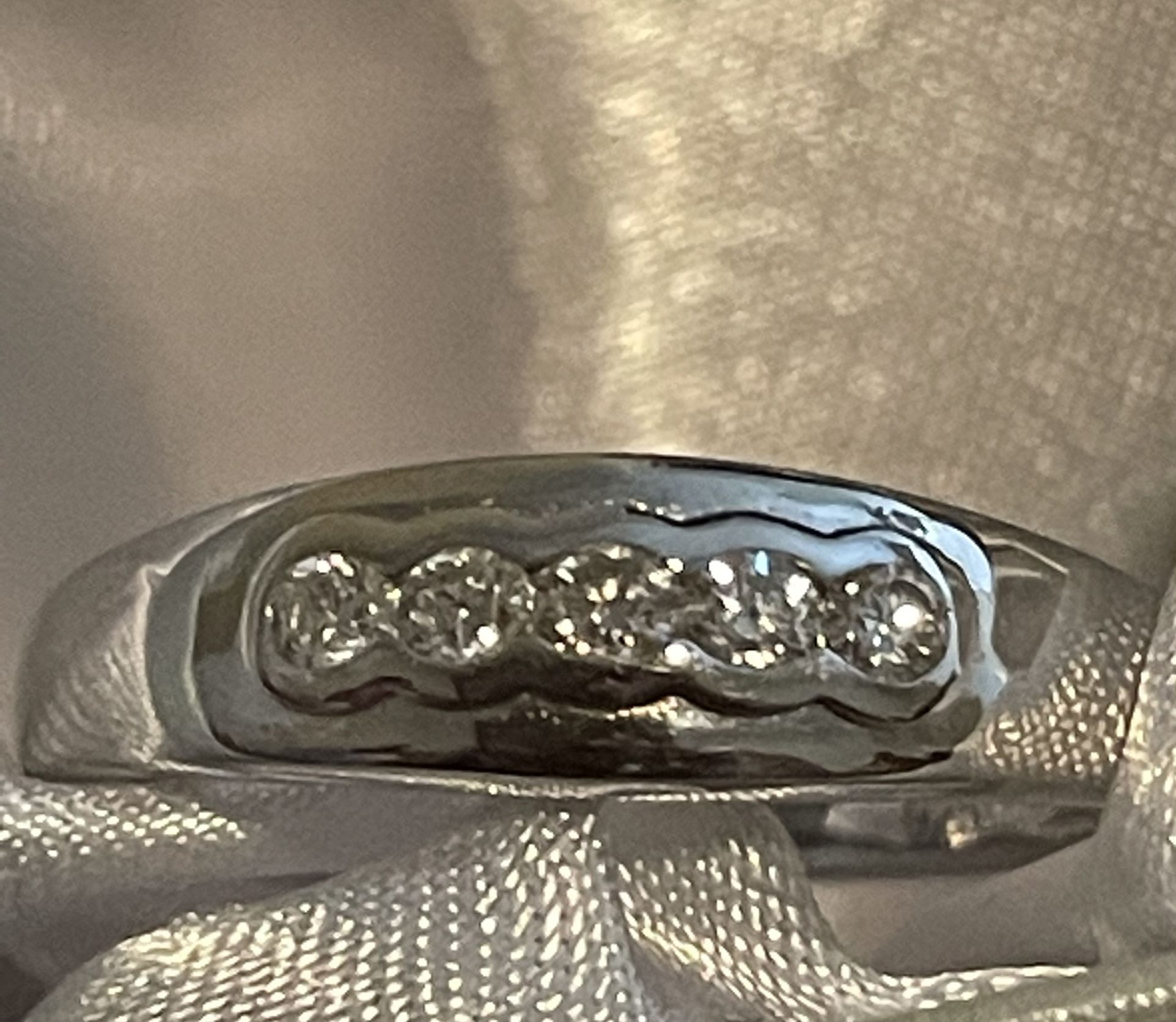 Lab Created Diamond Ring