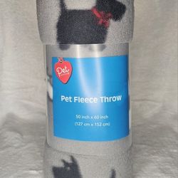 Pet Fleece Throw Blanket