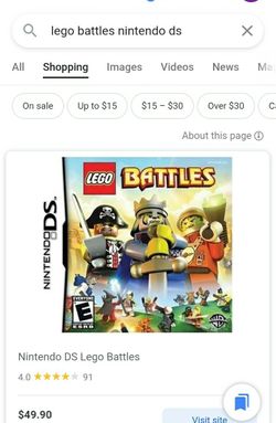 Lego Battles - Nintendo Ds/3Ds
