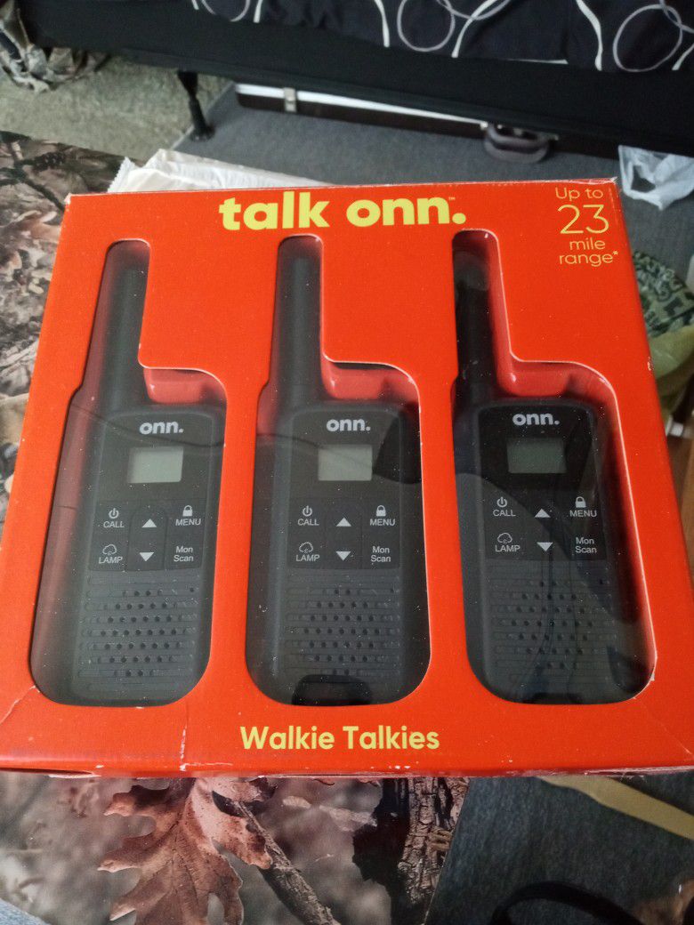 ONN 3 Pack Walkie Talkies 