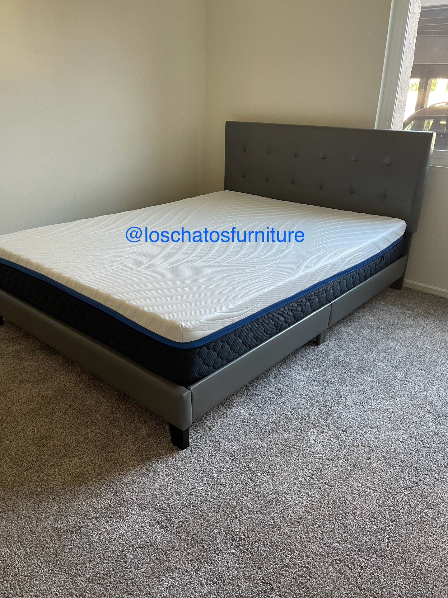 Queen Size Bed Frame With Mattress