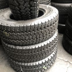 SET OF FOUR TIRES GENERAL LT245 /75 R17