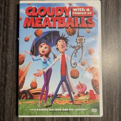 Cloudy with a chance of meatballs DVD